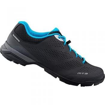 Zapatos de Ciclismo Shimano MT301 SPD MTB Negros/Azul Talla 36