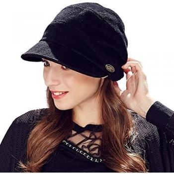 Kenmont otoño invierno de la boina del sombrero de Chicas mujeres Sombrero vacaciones al aire libre ajustable