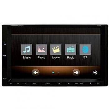 Lacaca - 7 pulgadas en Dash Doble Din coche reproductor estéreo Para Coche Pantalla Táctil con Bluetooth MP3 MP4 Player con USB SD