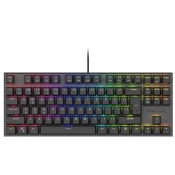 Teclado Mecánico Gaming Genesis Thor 303 TKL RGB Negro USB Tipo-A Outemu Brown Hot Swap