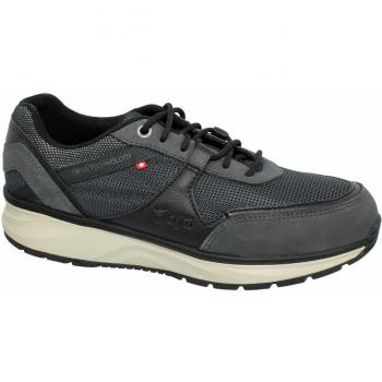 Joya Tony II Men's Black Nubuck Leather and Textile Sneakers
