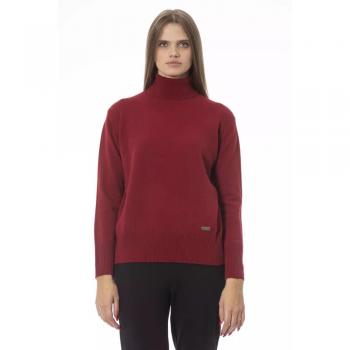 Baldinini Trend Red Wool Sweater - IT44|L