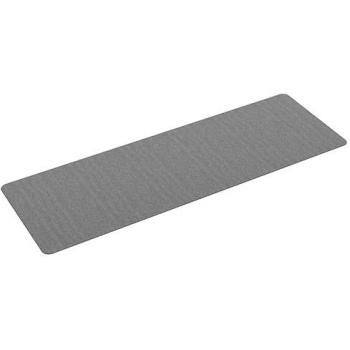 Alfombra de pasillo gris 60x180 cm