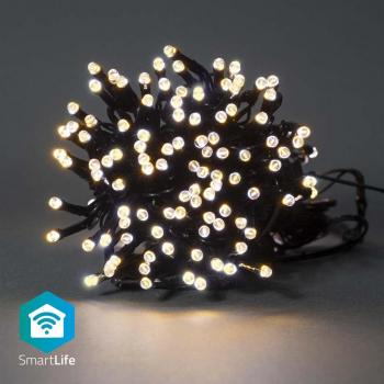 Cuerda de luces LED decorativas SmartLife Wi-Fi 20m 200 LEDs Calidez Blanca Android™ / iOS