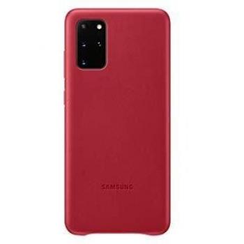 Samsung - Funda de cuero para Galaxy S20+, rojo