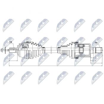 Árbol de transmisión NTY NPW-VV-031 - Alta calidad y durabilidad