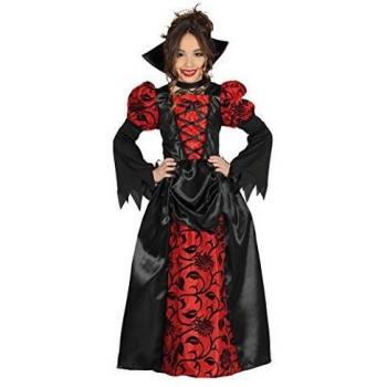 Disfraz de Vampiresa Roja para niña