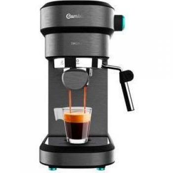 Cecotec Cafelizzia 890 Expresso Coffee Machine 1350W 20 Bar Pressure 1.2L Capacity Double Filter Holder Dark Grey Stainless Steel