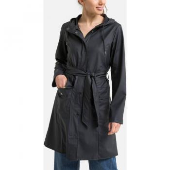 Rains Curve W Jacket - Black, Waterproof, Women's, Size Medium