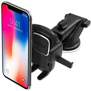 iOttie Easy One Touch 4Autohalterung für Armaturenbrett und Windschutzscheibe für iPhone XS Max R 8 Plus 10 W für Samsung Galaxy S10 E S9 S8 Plus Edge, Hinweis 9