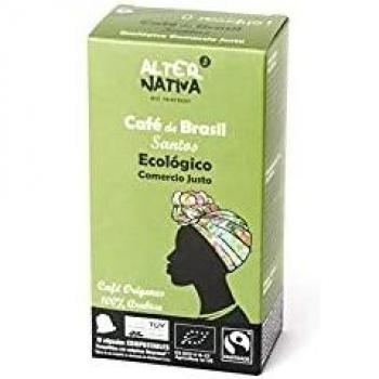Cápsulas TUV Café Brasil Santos Bio-Ft Alternativa3 10 Uds