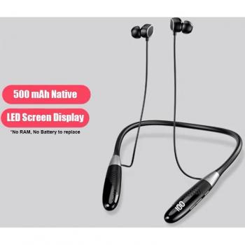 Auriculares Bluetooth TWS 5.0 Inalámbricos Deportivos con Banda Magnética para el Cuello, Impermeables y 16GB de RAM para Xiaomi