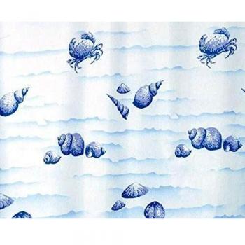 Gedy - Cortina G-Conchiglie Celeste 120X200