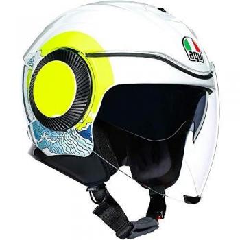 AGV Orbyt Sunset White/Yellow Fluo M