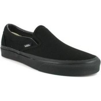 Vans Classic Slip-On Unisex Negro - Zapatillas informales sin cordones de estilo clásico