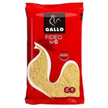 Fideo Gallo Número 0, Paquete de 250 Gramos