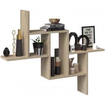 Estantería de Pared Fiesta Sonoma - Elegante y Funcional Estantería Flotante para Decorar tu Salón con Estilo