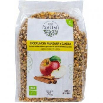 Eco-Salim Muesli Crujiente de Manzana y Canela Orgánico 250g Vegan