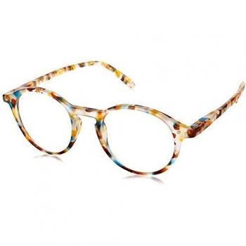 IZIPIZI D LetmeSee Blue Tortoise Soft LMSDC18 Men's Eyeglasses Tortoiseshell Size +1.00 - Blue Light Block Available