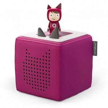 Toniebox Starterset Beere con Kreativ-Tonie - Altavoz inalámbrico para cuentos y música infantil, fácil de usar, duración de batería de 7 horas