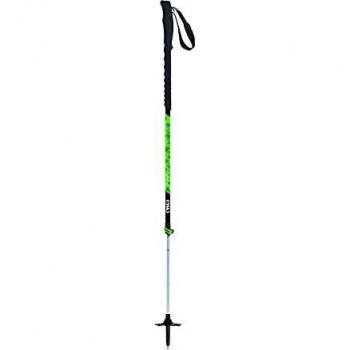 Bastones de Esquí de Montaña TSL Tour Alu 2 Cross ST Twist - Ajustables 87.5/140 cm, Diseño Negro/Verde