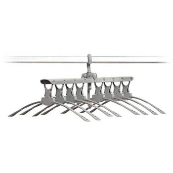 Percha Múltiple 8 en 1 Spavver InnovaGoods Gris