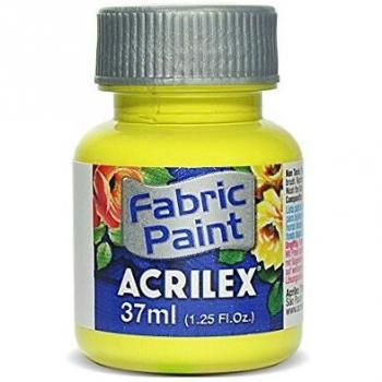 PINTURA TEXTIL ACRILEX AMARILLO 504 37 ML.