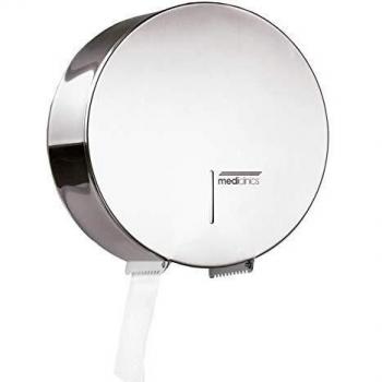 Dispensador de Papel Higiénico Circular Inox Brillante Mediclinics PR0787C
