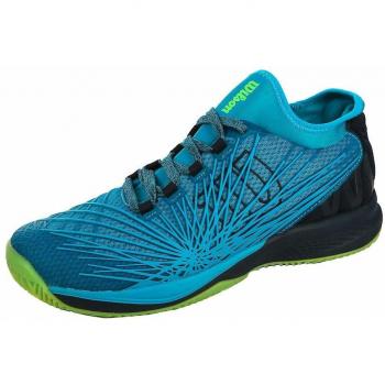WILSON Hombres Kaos 2.0 Soft Clay Zapatillas De Tenis Zapatilla Tierra Batida Azul - Negro 41 1/3