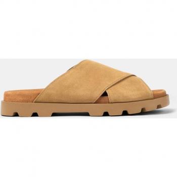 CAMPER Brutus Sandal - Men's Brown Suede Sandals in Size 44 and Size 10.5