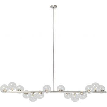 Lámpara colgante Scala Balls, plata - Kare Design; Lámpara de techo órbita cromado 155cm - Kare Design