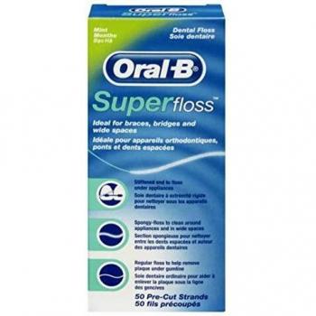 Oral-B Superfloss Dental floss 50 pieces, Pack of 12
