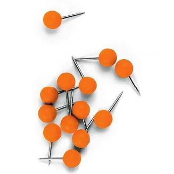 Chincheta Nobo Naranja 100 piezas de Alta Calidad y Resistencia