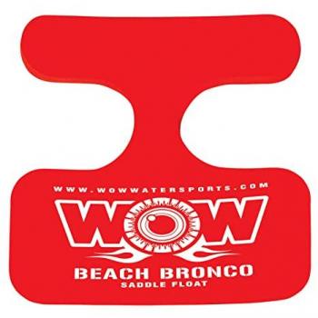 Asiento Flotante Bronco Rojo para Niños - Sillín Flotante para Piscina, diseño divertido, color rojo, adecuado para uso en el agua
