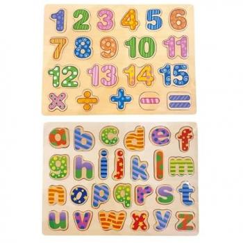 Panel de Madera Letras/Números Multimarca