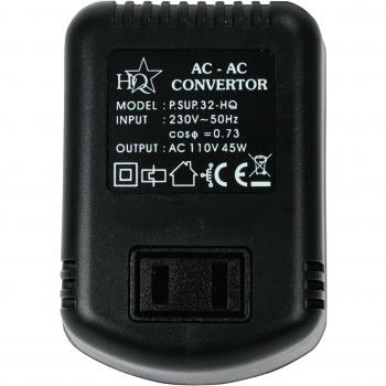 Transformador Conversor de Tensión 230V a 110V 45W HQ P.SUP.32-HQ