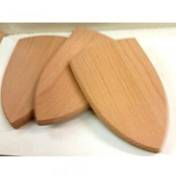 2 tableros Trophy 230 x 140 x 20 mm estructura de haya maciza montar