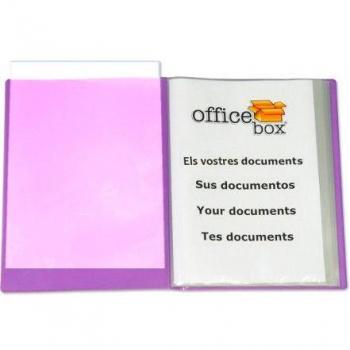 Carpeta con Fundas A4 Senfort - 10 Fundas de Plástico en Varios Colores