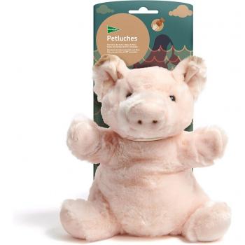 Marioneta cerdito de peluche sostenible 30 cm