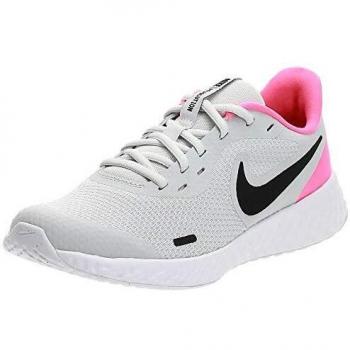 Nike Nike Revolution 5 (gs), Unisex Kid's Running Shoe, Photon Dust/Black-Hyper Pink White, 4 UK (36.5 EU)