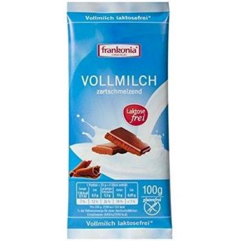 Frankonia Chocolate con Leche Sin Gluten y Sin Lactosa 100g