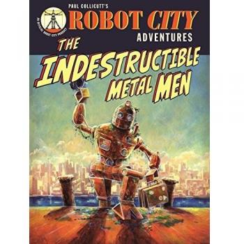 Hombre de Metal Indestructible Robot Ciudad