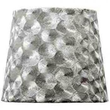 Pantalla Fatima Pinza 15dx8dx12htejido Blanco Nacar