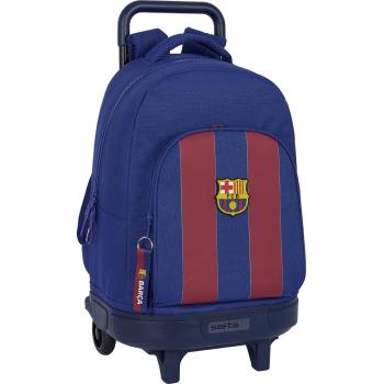 Mochila Escolar Grande Con Ruedas F.C. Barcelona Barsa - Safta