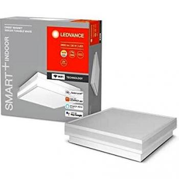 Luz de Techo LEDVANCE SMART+ WiFi Orbis Magnet, 30x30cm, Dimmable, 26W, 2500 Lúmenes, Temperatura de Color Ajustable (3000-6500K