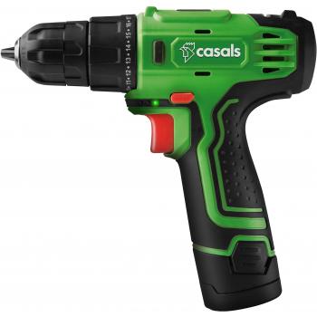 Casals VDLI12M-2 - Taladro atornillador con batería de litio de 12 V