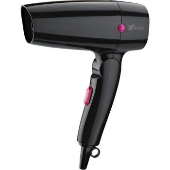 Secador de pelo de viaje Thulos TH-HD1200 Negro - Rosa 1200W