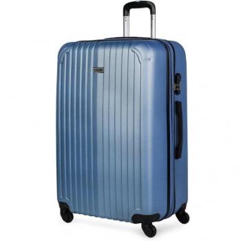 Maleta Grande de Viaje Itaca Sevron ABS Azul Zafiro