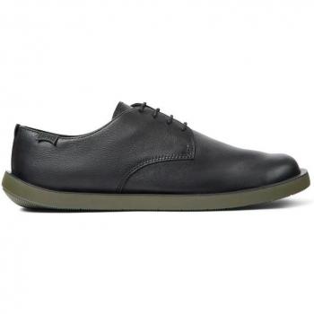 CAMPER Wagon Men's Casual Shoes - Black, Size 43, Smooth Leather