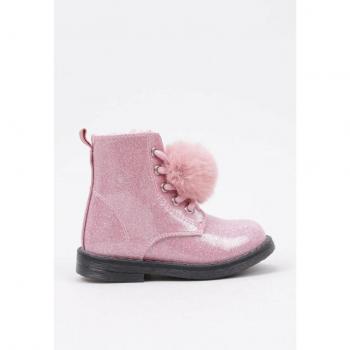 Botín Plano bebé niña Osito MIS 13110 Rosa (hasta talla 30)